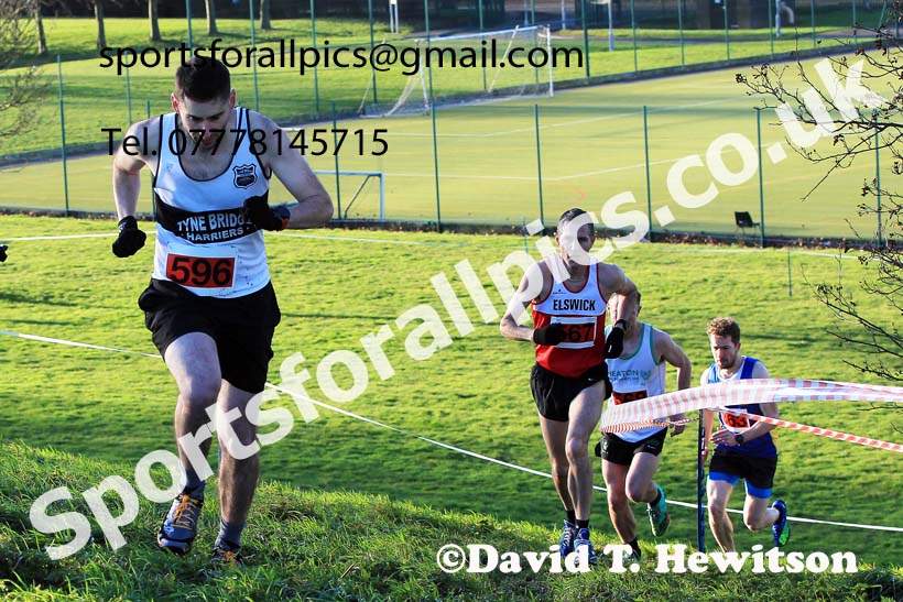 Mens Senior Masters, 2023 Birtley Cross Country Relays, County Durham. Photo: David T. Hewitson/Sports for All Pics